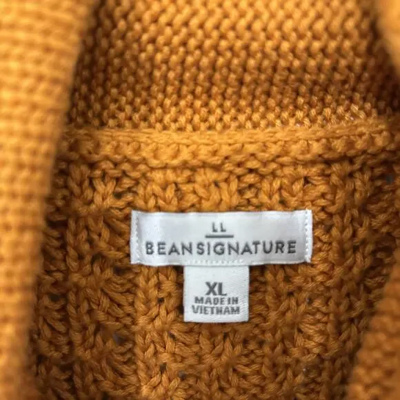 L.L. Bean Women's Cowl Neck Sweater - Rust - Picture 3 of 9